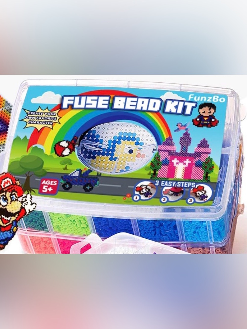 Fuse Bead Kit - Multicolor Kids Craft Set